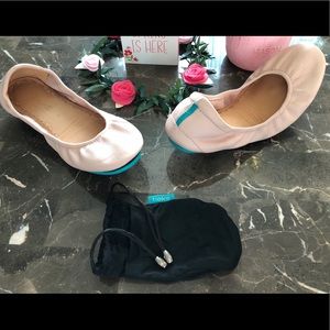 Tieks pink ballerina flats
